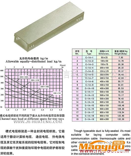 供应众辉通信槽式 桥架