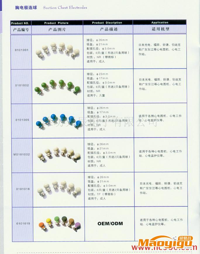 供应心电图机吸球