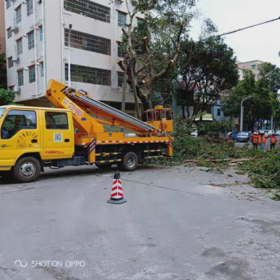 广东荔湾路灯维修车出租-中桥建