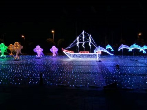 新闻：湘潭灯光艺术节光影