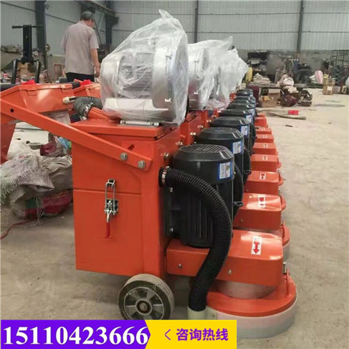 地面打磨机新闻：贵州六盘水手推式水泥地面研磨机