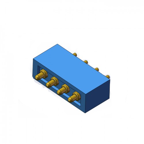 非标定制 pogo pin矩形磁吸连接器电信设备