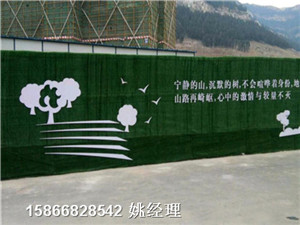 东营人工草皮背景墙仿真草坪设计博翔远人造草坪公司
