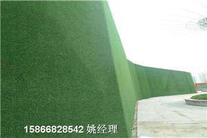 山东青岛市塑料草皮装饰墙-人工草皮每米价钱